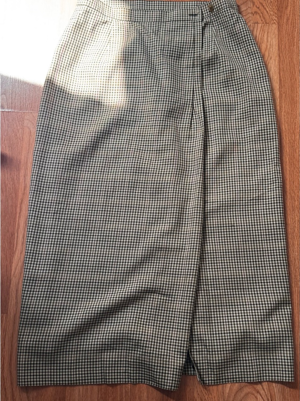 Classic Jones New York Checked Skirt